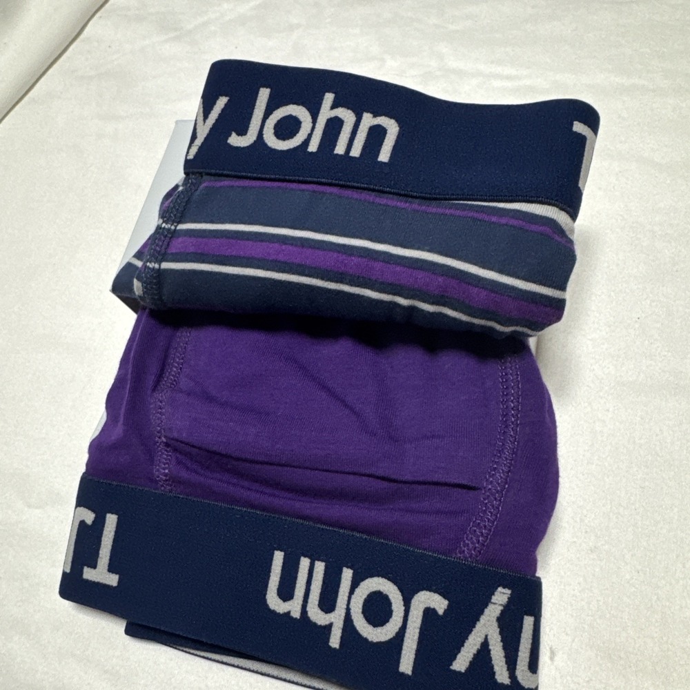Tommy John TJ 2 Pack Boxer Brief 4" Inseam Men's underwear Size L 35-38"" NEW - Picture 3 of 6